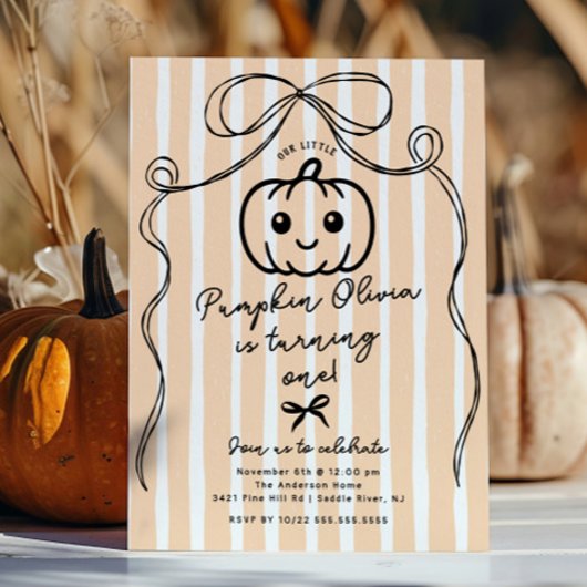 Uitnodiging voor een verjaardagsfeest met handgete