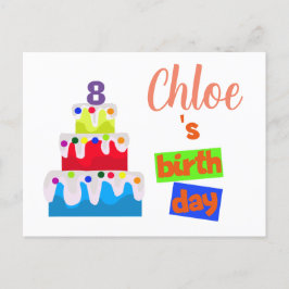 Uitnodiging voor een verjaardagsfeestje