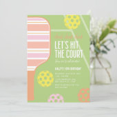 Uitnodiging voor een verjaardagsfeestje · Dink Din (Staand voorkant)