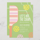 Uitnodiging voor een verjaardagsfeestje · Dink Din (Voorkant / Achterkant)