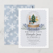 Uitnodiging voor een verjaardagsfeestje met de Bla (Voorkant / Achterkant)