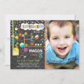 Uitnodiging voor een verjaardagsfeestje voor een w (Voorkant)