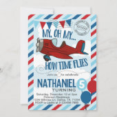 Uitnodiging voor een  verjaardagsfeestje voor vlie (Voorkant)