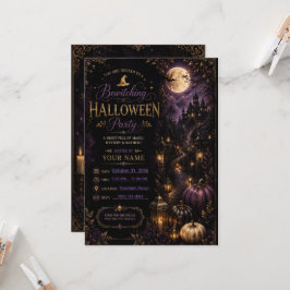 Uitnodiging voor een verkleed Halloween-feest