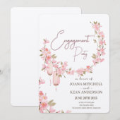 Uitnodiging voor een verlovingsfeest (Voorkant / Achterkant)