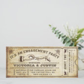 Uitnodiging voor een verlovingsfeest III (Staand voorkant)