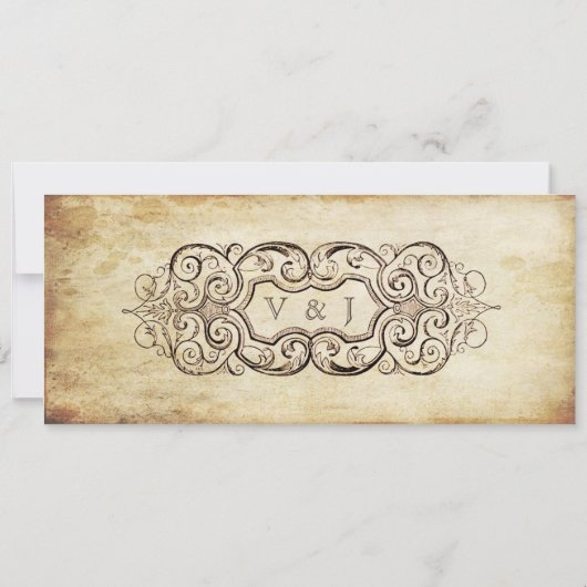 Uitnodiging voor een  verlovingsfeest III (Achterkant)