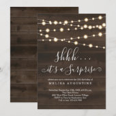 Uitnodiging voor een verrassende partij - Birthday (Voorkant / Achterkant)