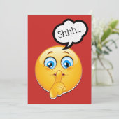 Uitnodiging voor een verrassingsfeest / Bruids- of (Staand voorkant)