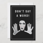 Uitnodiging voor een verrassingspartij (Voorkant)