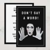 Uitnodiging voor een verrassingspartij (Voorkant / Achterkant)