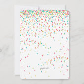 Uitnodiging voor een verrassingspartij (Achterkant)