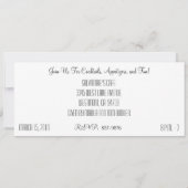 Uitnodiging voor een viering van de 80e verjaardag (Achterkant)