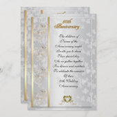 uitnodiging voor een vijftigjarig feest (Voorkant / Achterkant)