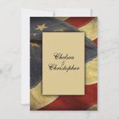  uitnodiging voor een Vlag Wedding (Achterkant)