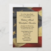  uitnodiging voor een Vlag Wedding (Voorkant)