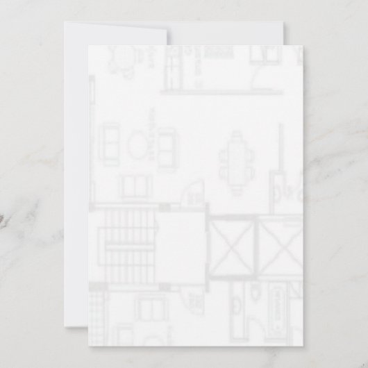 Uitnodiging voor een vloerplan (Voorkant)