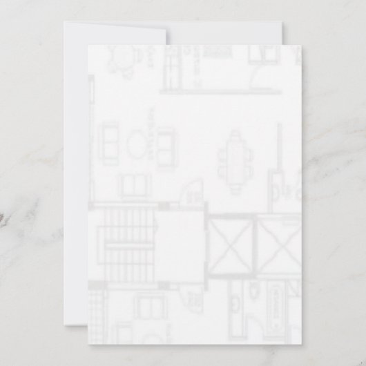 Uitnodiging voor een vloerplan (Achterkant)