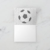 Uitnodiging voor een voetbalfeest Kaart (Binnen)