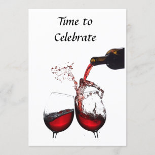 ****UITNODIGING VOOR EEN VOLWASSEN WIJNFEEST***** KAART