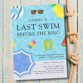 Uitnodiging voor een vrijgezellenfeest bij het zwe