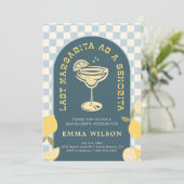 Uitnodiging voor een vrijgezellenfeest weekend Mar (Staand voorkant)