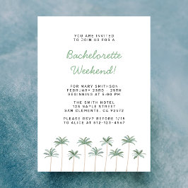 Uitnodiging voor een vrijgezellenweekend op het st