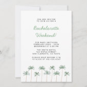 Uitnodiging voor een vrijgezellenweekend op het st (Voorkant)