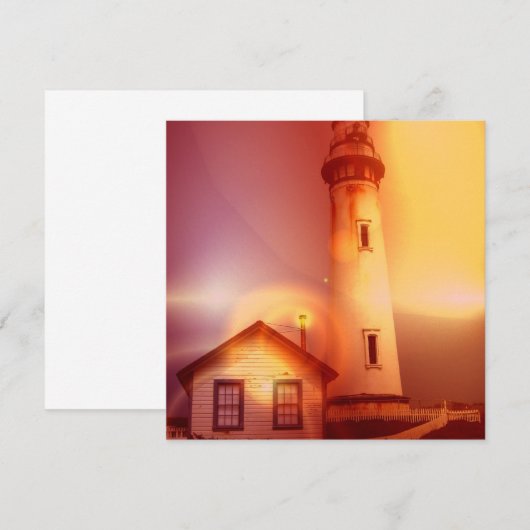  uitnodiging voor een vuurtoren (Voorkant / Achterkant)