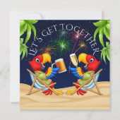 Uitnodiging voor een vuurwerk samenkomst (Voorkant)