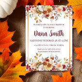 Uitnodiging voor een warme herfst wilde bloemen do