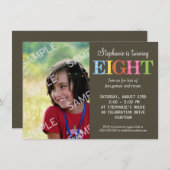 Uitnodiging voor een wedstrijd van acht dagen (Voorkant / Achterkant)