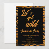 Uitnodiging voor een Wilde Meidenavond (Voorkant / Achterkant)
