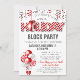 Uitnodiging voor een willekeurige feestelijke pepe