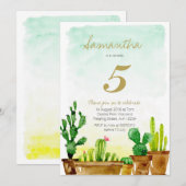 Uitnodiging voor een winnende verjaardag (Voorkant / Achterkant)