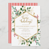 Uitnodiging voor een winter housewarmingparty (Voorkant / Achterkant)