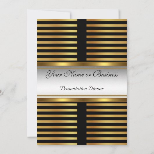 Uitnodiging voor een zakelijke presentatie (Voorkant)