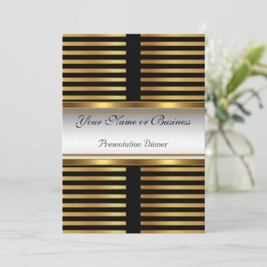 Uitnodiging voor een zakelijke presentatie (Staand voorkant)