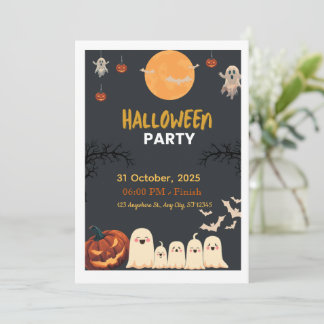 Uitnodiging voor een zoete en griezelige Halloween