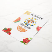 Uitnodiging voor een zomerzwembad. (Gedraaid)