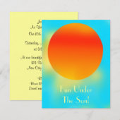 Uitnodiging voor een zonnige dag (Voorkant / Achterkant)