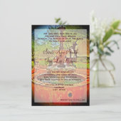 Uitnodiging voor een Zuidwest-Mexicaans huwelijk (Staand voorkant)