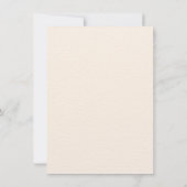 Uitnodiging voor een zwart-wit  Retro Weddenschap (Achterkant)