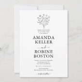 Uitnodiging voor een zwart-withuwelijk (Voorkant)