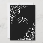 Uitnodiging voor een zwart-withuwelijk (Achterkant)