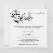 Uitnodiging voor een zwart-withuwelijk (Voorkant)