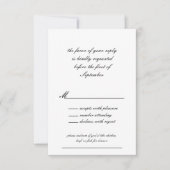 Uitnodiging voor een zwart-witscript (Voorkant)