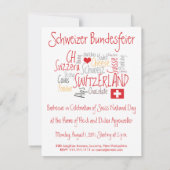 Uitnodiging voor een Zwitsers thema-evenement (Achterkant)