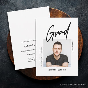 Uitnodiging voor eenvoudige Afstuderen