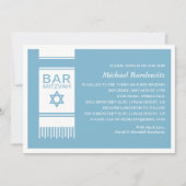 Uitnodiging voor eenvoudige bar mitswa (Voorkant)
